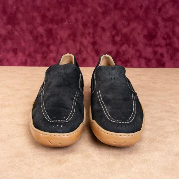 Michael Toschi Men Antibac CIS Comfortable Cusion Black Leather Loafers Sz 12M - Picture 3 of 9